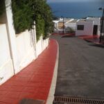 Pavimento de hormigón impreso en aceras modelo losa 30x30
