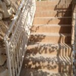 Pavimento de hormigón impreso en escaleras
