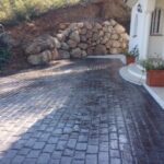 Pavimento de hormigón impreso. Modelo Adoquin Belga